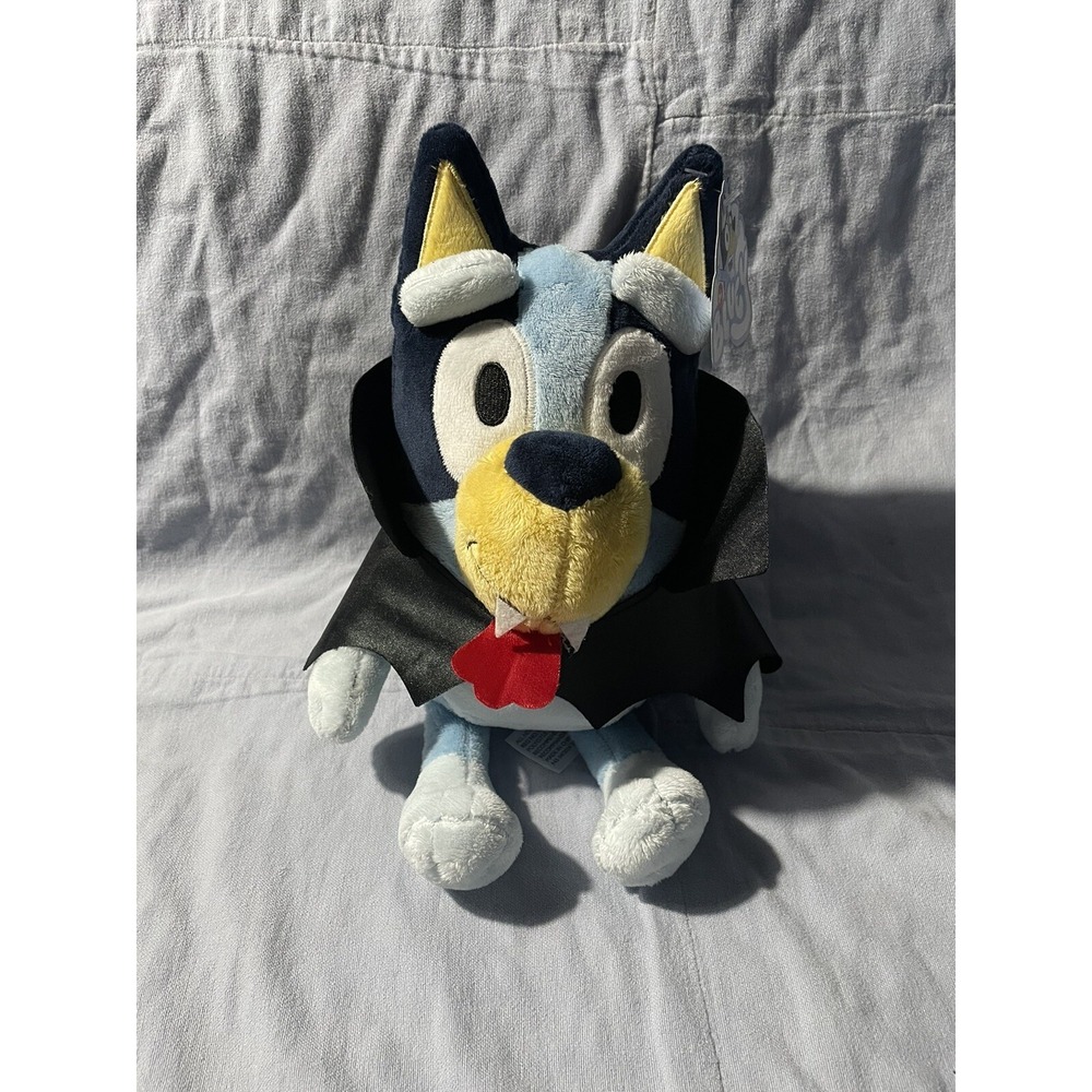 NEW Disney Officially Licensed Bluey Halloween Vampire Plush 12" Stuffed Toy
